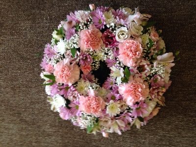 Pastel wreath