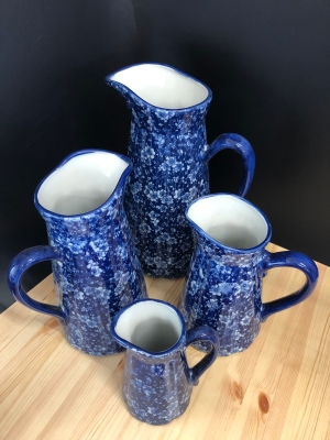 Blue jugs