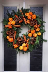 Scented Christmas wreath